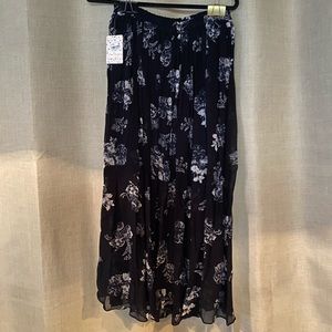 Dark Floral Skirt S (Free People)